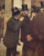 At the Stock Exchange (mk06) Edgar Degas